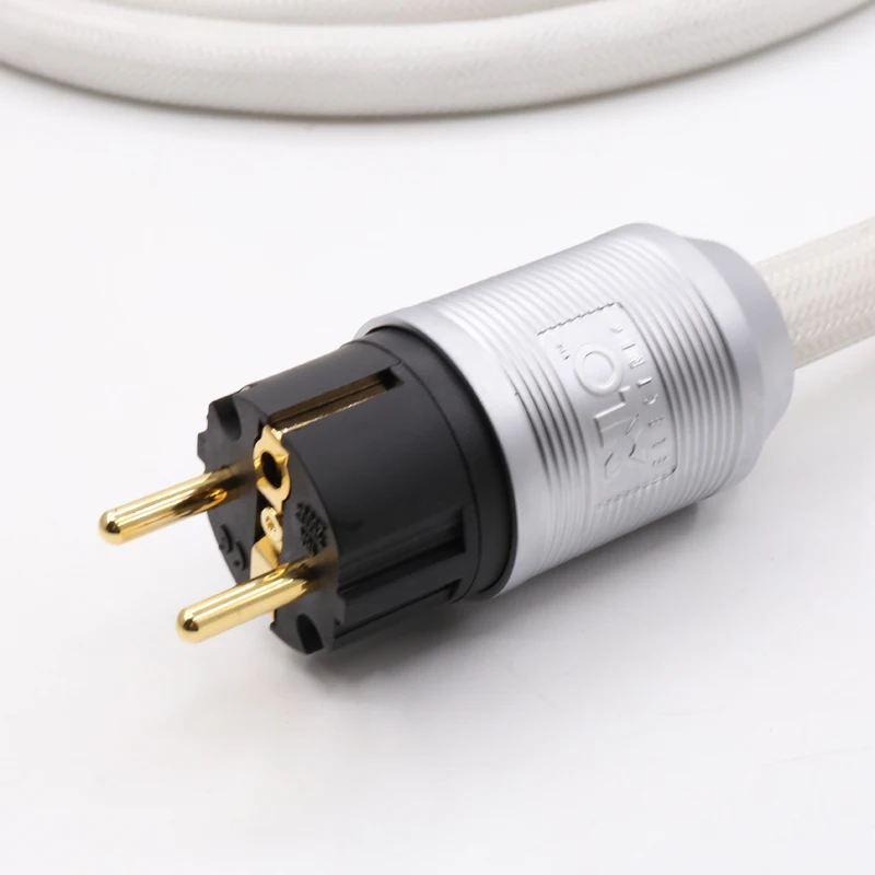 ONE piece Unlimited Edition UE2-10 EU Power cord cable with Gold plated EU version power plugs for Amplifier