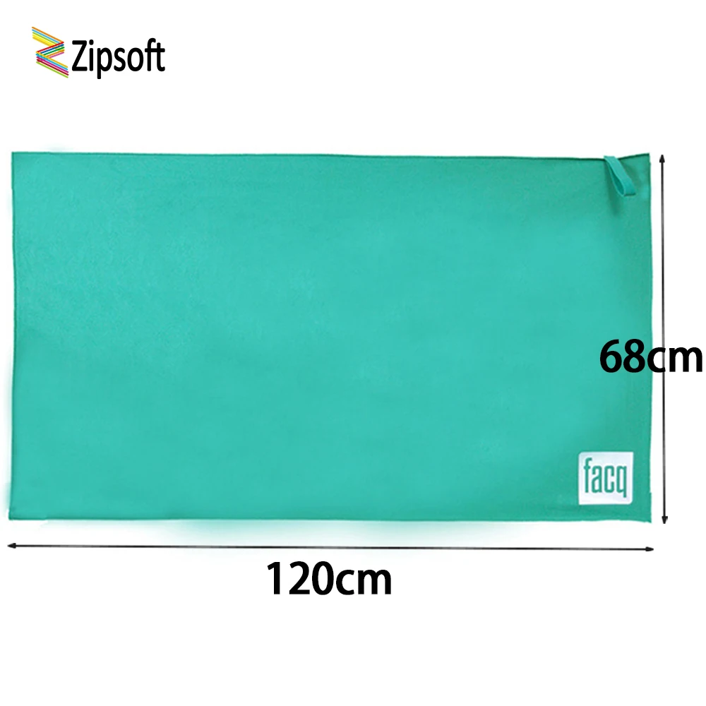 Zipsoft Beach Towel Microfiber Travel Fabric Printed Shower Green Quick Drying Indoor Outdoors Sports Swimming Camping towel New