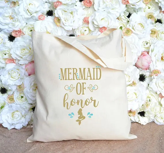 

personalized gold Wedding Bride Tribe Bridesmaid Maid of Honor birthday party Canva Tote Bags company gift bags clutches