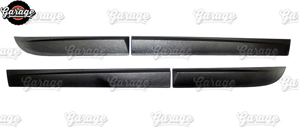 Guard covers on doors for Renault / Dacia Duster 2010-2017 ABS plastic accessories protective plate scratches car styling tuning