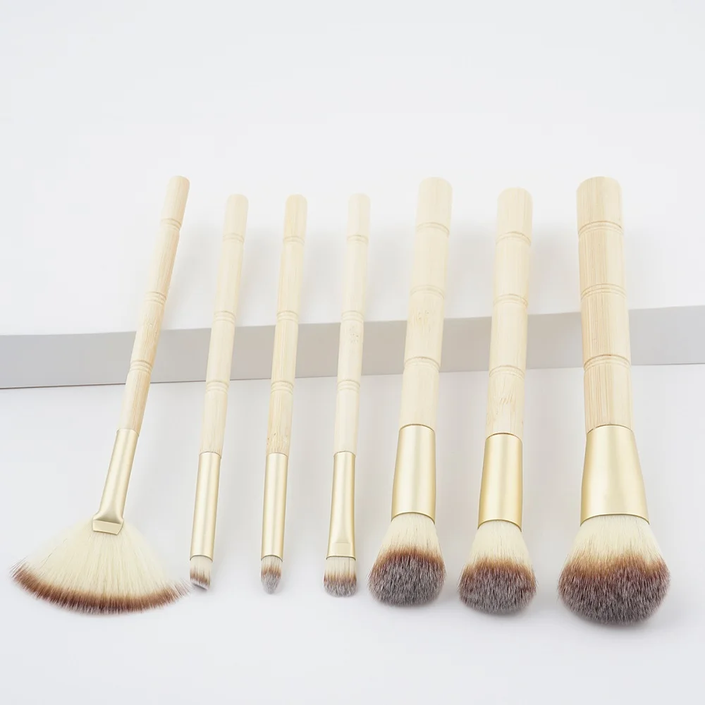 2018 hot sale cosmetics makeup brush face professional beauty set 7pcs/set concealer foundation eye shadow make up brush tools