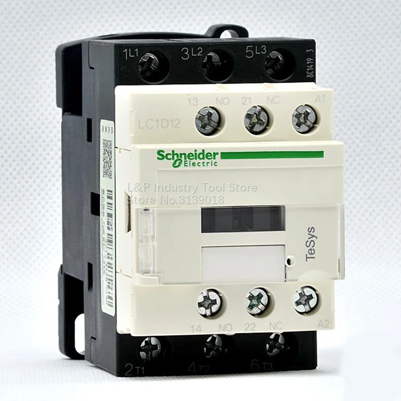 Imagem -02 - Nova Originais Schneider Lc1d12m7c Ac220v Q7c 380v F7c 110v B7c 24v Contator Tesys 12a Lc1-d12m7c Lc1d Standard Pcs