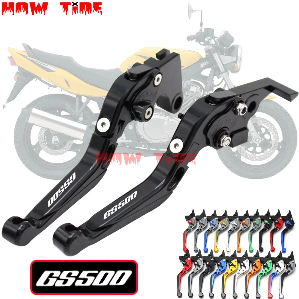 

Motorcycle Folding Extendable Adjustable Brakes Clutch Levers For SUZUKI GS 500E 1995-1999 500F K4 2004-2005 GS500 GS500F GS500E