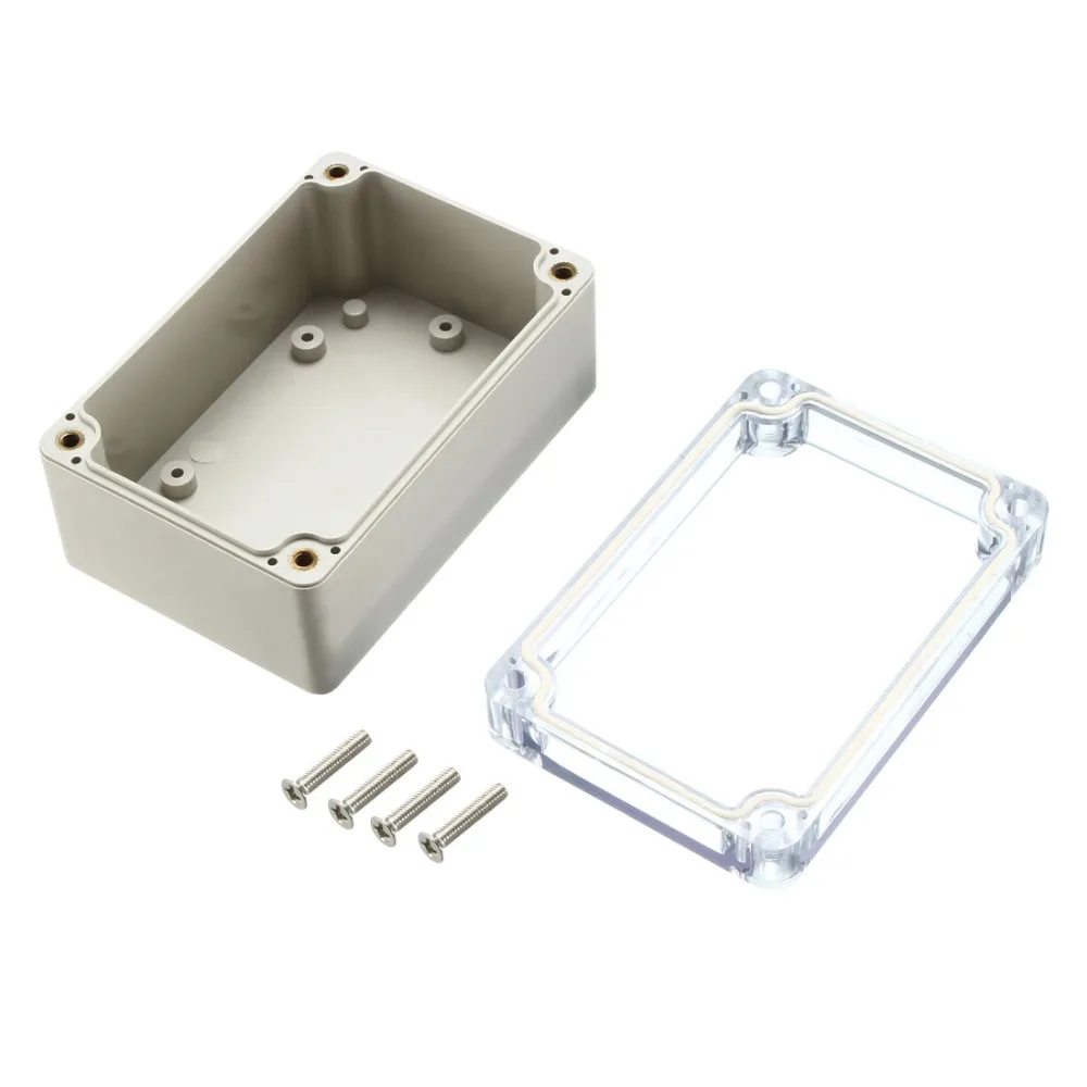 Uxcell Waterdichte Verzegelde Abs Plastic Behuizing Box Case Clear Junction Box Outdoor Project Instrument Case Elektrische Doos