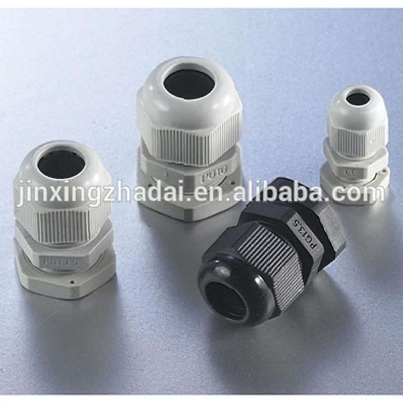 ZHEJIN (100pcs) IP68 PG11 5-10MM Plastic Waterproof Connectors Nylon Cable Glands