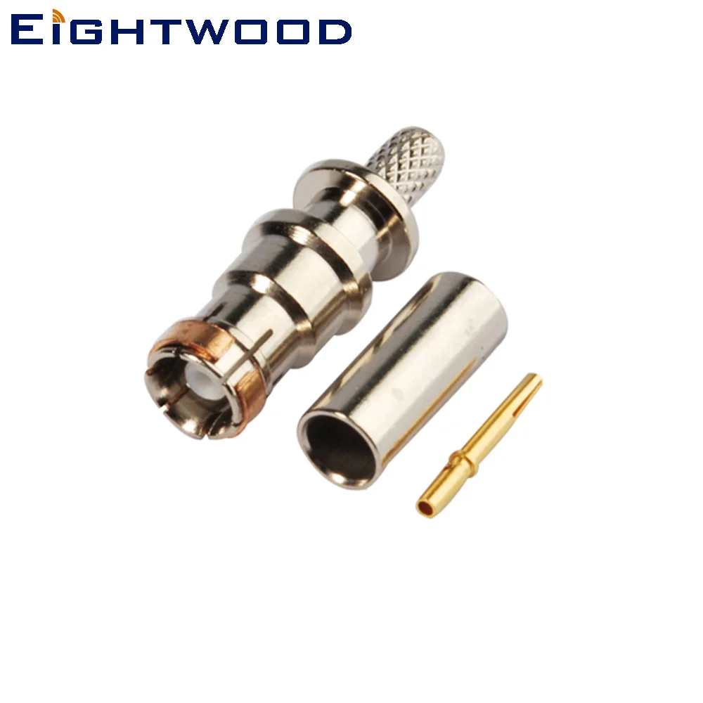 

Eightwood 5PCS DAB DAB+ Antenna SMB Plug Male RF Coaxial Connector Adapter Crimp RG316 RG174 LMR100 Cable for Fakra RF Connector