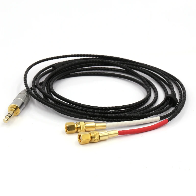 

2m 4 Cores 5N OFC copper silver plated Headphone Upgrade Cable for Hifiman He-5 He-6 He-400 He-500 He560