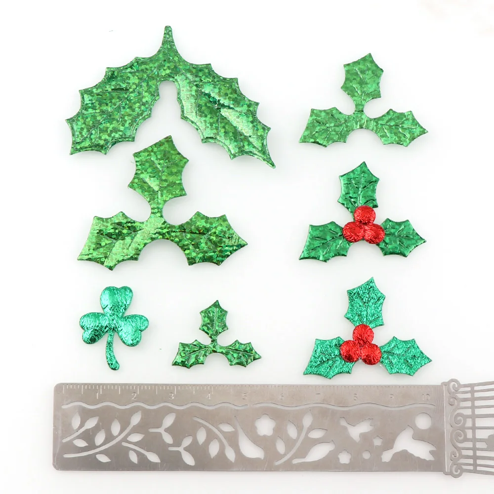 100pcs Non-woven Tree patch felt flower appliques as Christmas Decoration bolsas accessories ornaments