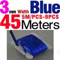 9PCS 3mm blue