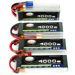 6S 22.2V 4000mAh 35C Battery Lipo For RC Drone Aircraft Car Boat Airplane Quadcopter Helicopter Remote Control Toys Lipo Battery