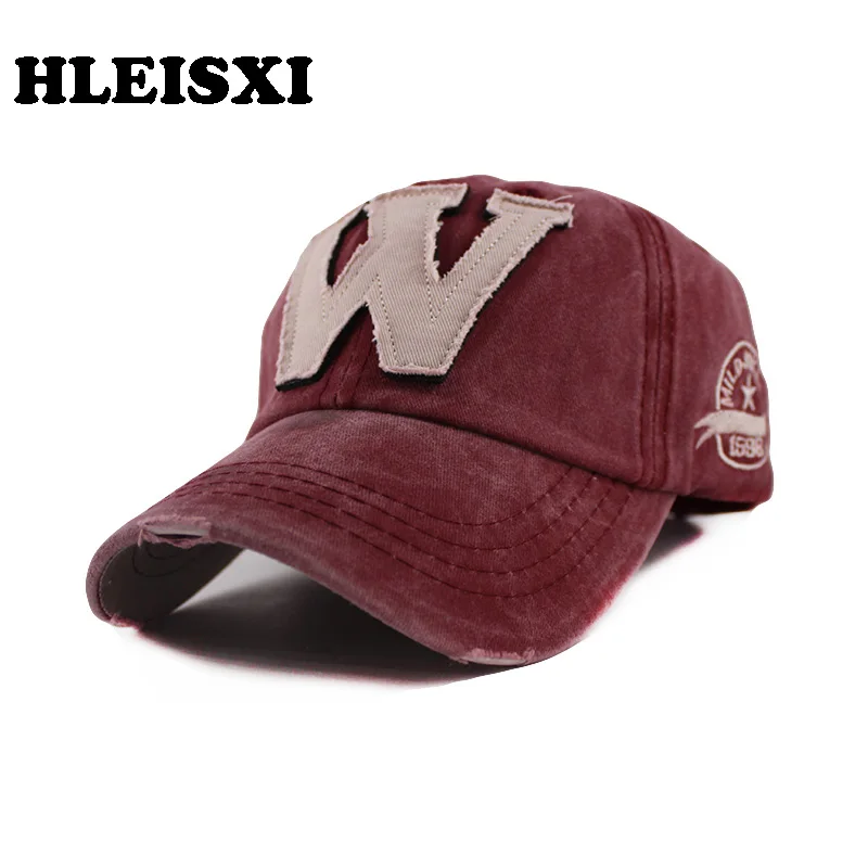 HLEISXI New Arrival Fashion Men's Summer Adjustable Casual Baseball Cap For Women Caps Hip Hop Washed Brand Hat Cotton Bonnet