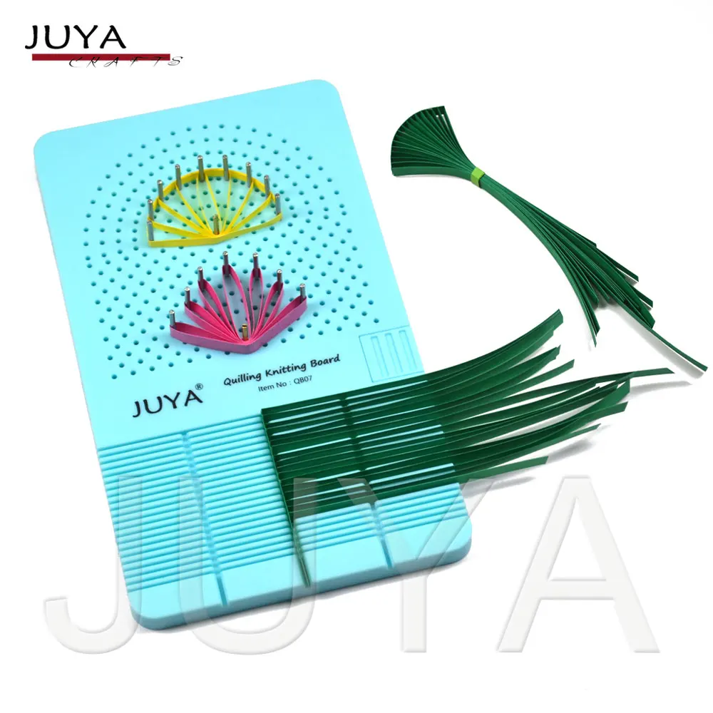 JUYA Quiling Paper and Tools Classic Set QK10 Round Board 2functions comb 2packs of 540mm length paper quilling Knitting Board