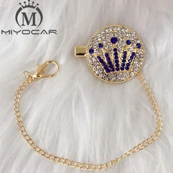 MIYOCAR bling bling crown pacifier clip pacifier chain holder dummy clip chain unique design high class metal chain CH-4