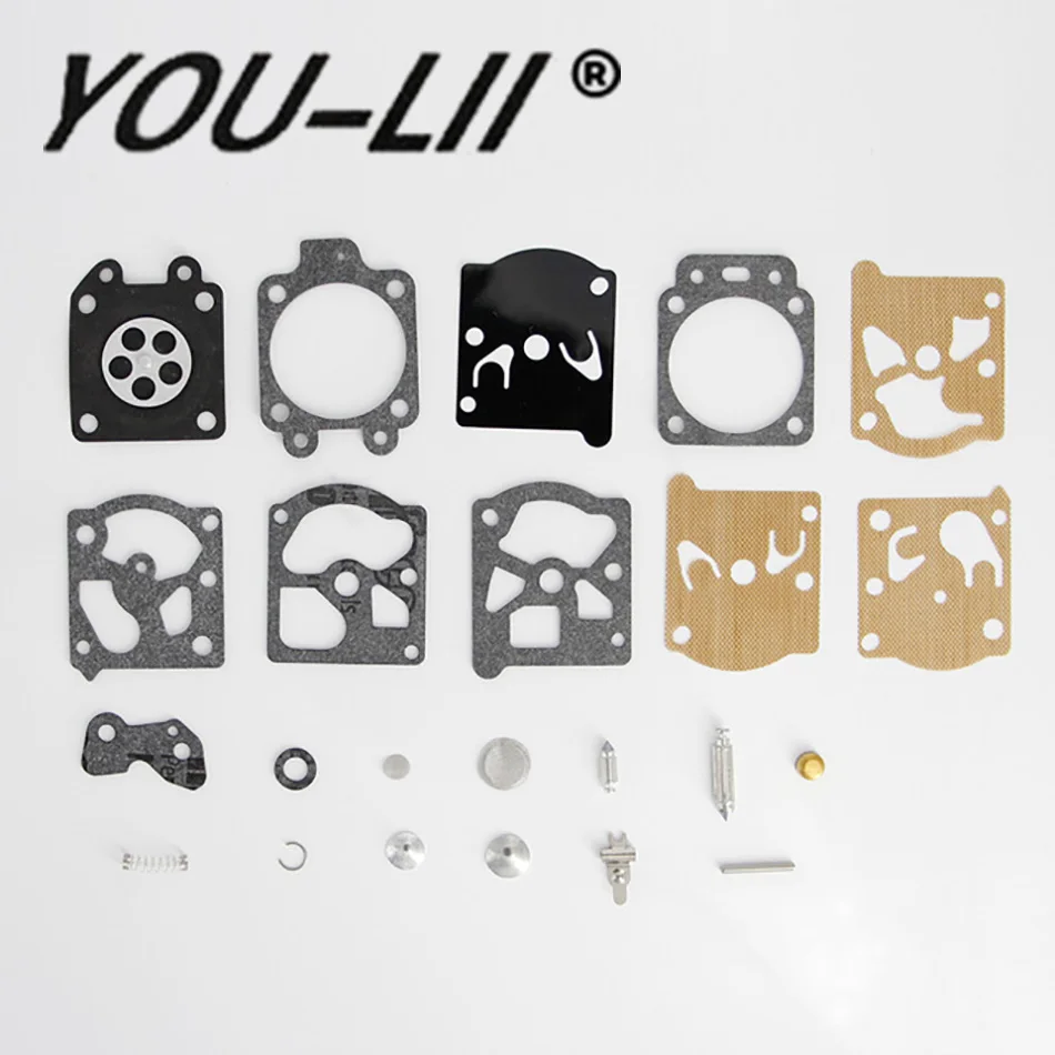 YOULII Repair Kit Carburetor For Walbro For STIHL HS72 HS74 HS76 HS75 HS80 HS85 K20-WAT K20 WAT