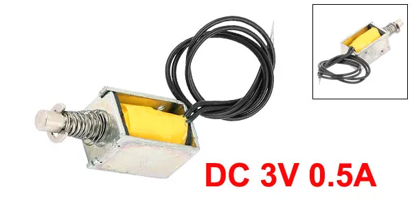 UXCELL – électroaimant électrique 3V, 0,5 a, Type traction, actionneur à cadre ouvert