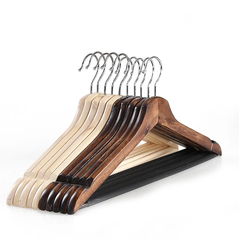 

5pcs/lot Solid wood hanger/Retro log coat hanger/