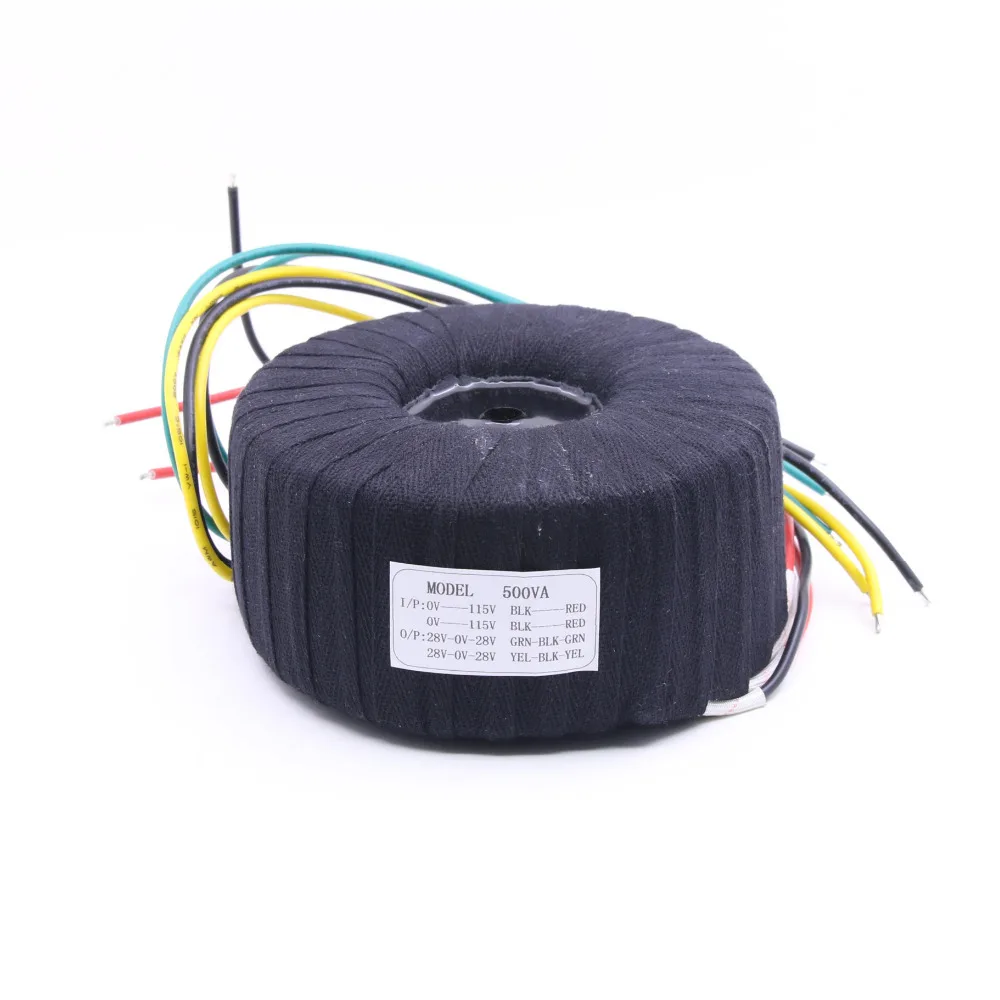 

500W Black Cloth Toroid Transformer For NAP200 Amplifier 28V-0-28V 28V-0-28V Audio Power Transformer