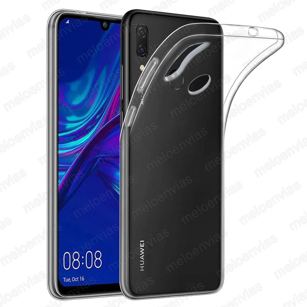 Funda meloenvias compatible con HUAWEI P SMART 2019 Gel TPU 100% Transparente forro protector carcasa cubierta trasera flexible