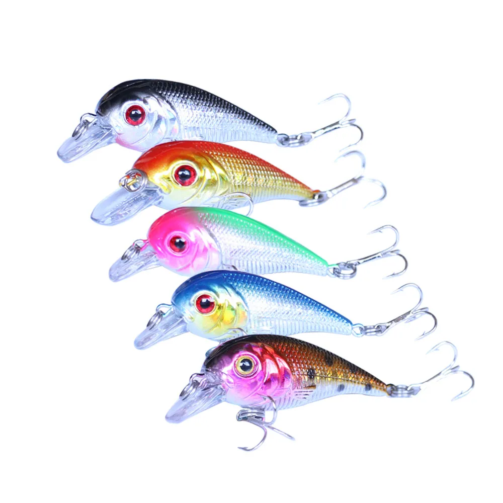 Balleo 6g/5cm hard lure Fishing lure Wobblers Crankbait jerkbait Hard Plastic Artificial Fly for Pike trout Carp Fishing