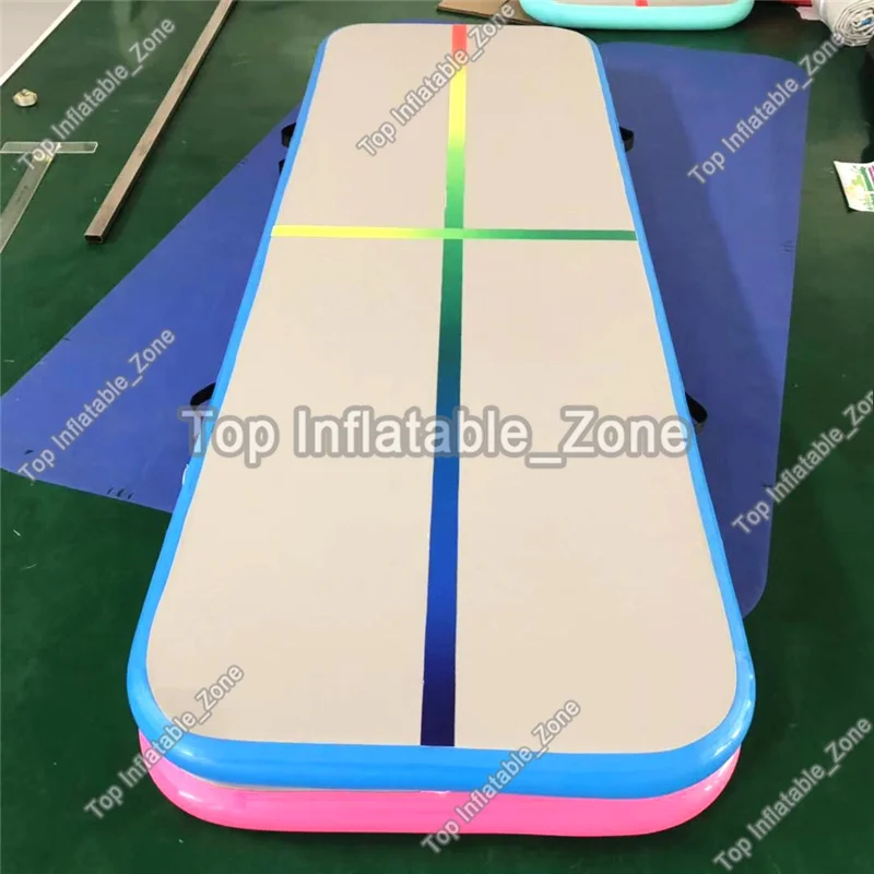 Free shipping free pump inflatable tumbling mat/air floor/air mat/air track for sale 3m factory price air track mat for gym