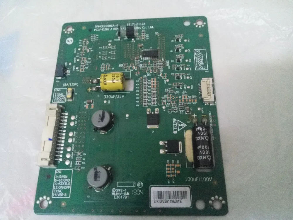 6917L-0117A 6917L-0119A 6917L-0140A 6917L-0129A connect with high voltage Board  for LU52T1