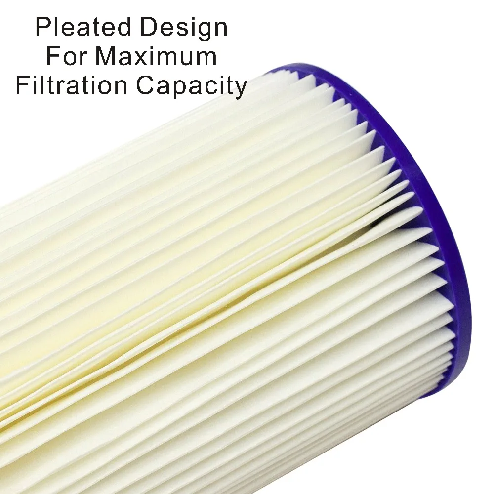 20 Micron - High Flow Whole House Sediment Pleated Filter Cartridge, Washable 20\