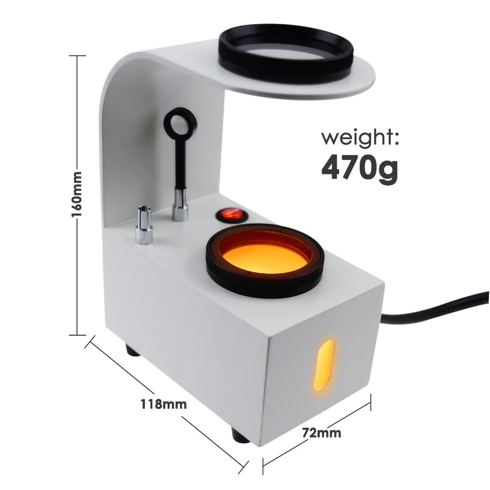 NEW Bench Type / Desktop Polariscope Built-in LED Gemstone + 2 Glass Rotatable Filters