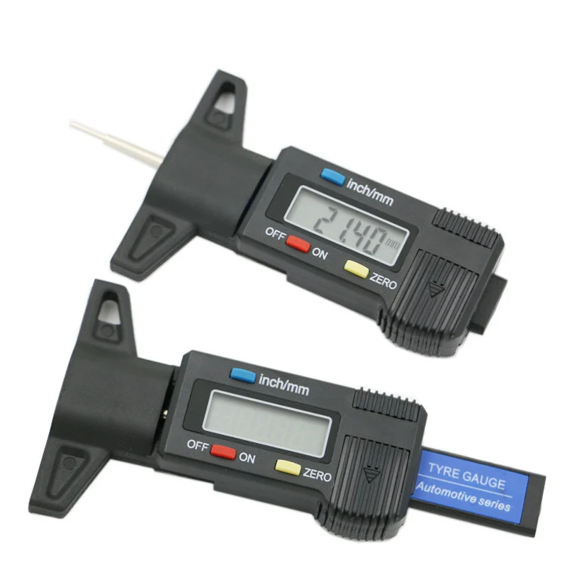 

Car Tyre Tread Depth Tester Digital Gauge Auto Tire 0-25mm Meter Caliper Measurer Tool TPMS Monitoring System