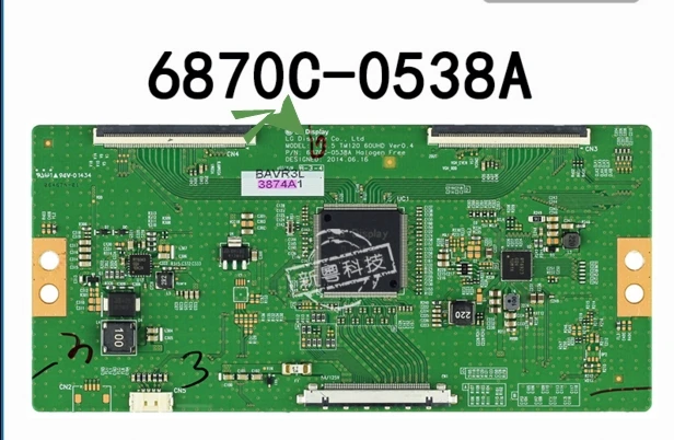6870C-0538A Logic BOARD UNTUK Layar LED60K380U T-CON Menghubungkan Papan