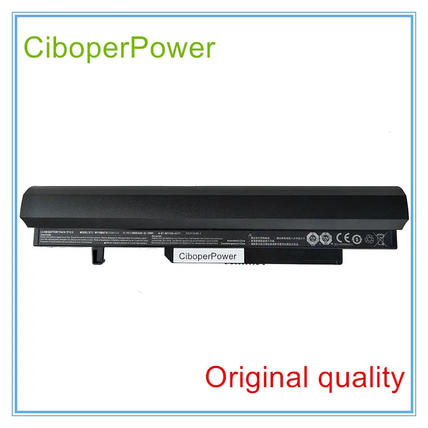 

Original quality 11.1V 62.16WH W110BAT-6 6-87-W110S-4271 Laptop Battery For W110ER W110S