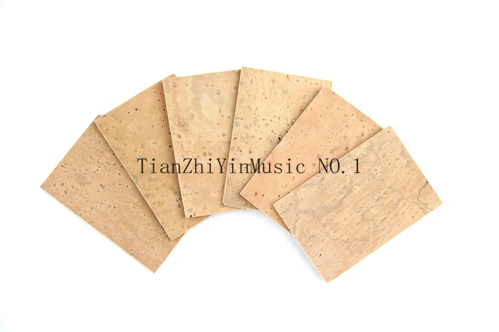 6Pcs Natural Sax Saxophone Neck Cork Sheet 2mm