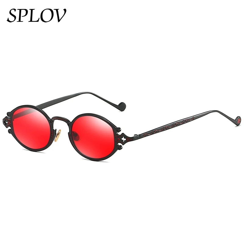 Street Fashion SteamPunk Sunglasses Men Women Round Metal Retro Sun Glasses Stylish Carve Pattern Design Shades Oculos de Sol