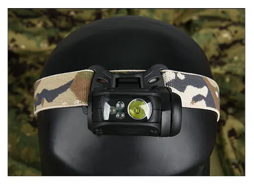 On promotion Tactical Sports Green Lantern Red IR LED lantern helmet light head lamp hunting flashlight gz150065