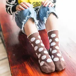 5 par Unisex Kids Children Baby Warm Soft Cotton kreskówkowy pasek Socks Newborn Striped Grid Fashion Warm Socks