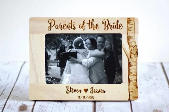 

personalize Parents wedding gift, Father of the bride Thank You Wedding Frames souvenirs Parents Of The Bride Gifts