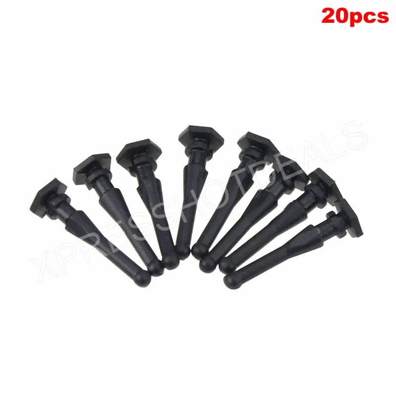 20pcs 30mm Anti Vibration Flexible Rubber Mounts Screw For PC Case Fan