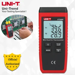 UNI-T UT320A/UT320D Mini typ kontaktu termometr; Przemysłowy termometr kontaktowy/termometr termoelektryczny