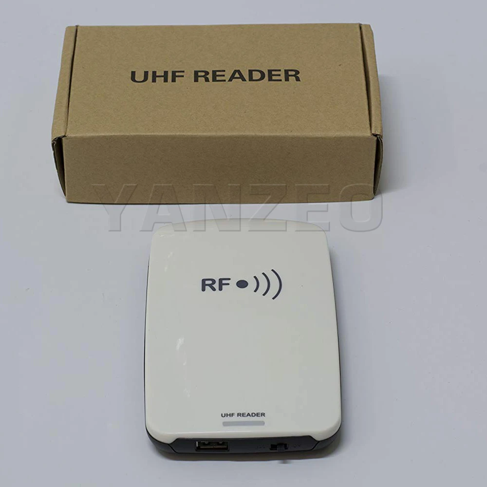 Yanzeo-قارئ RFID/UHF ، SR3308 ، 860-960 ميجا هرتز ، USB ، للكمبيوتر المكتبي ، مع لوحة مفاتيح ، إخراج محاكاة ، علامة RFID ، SDK/UHF مجاني