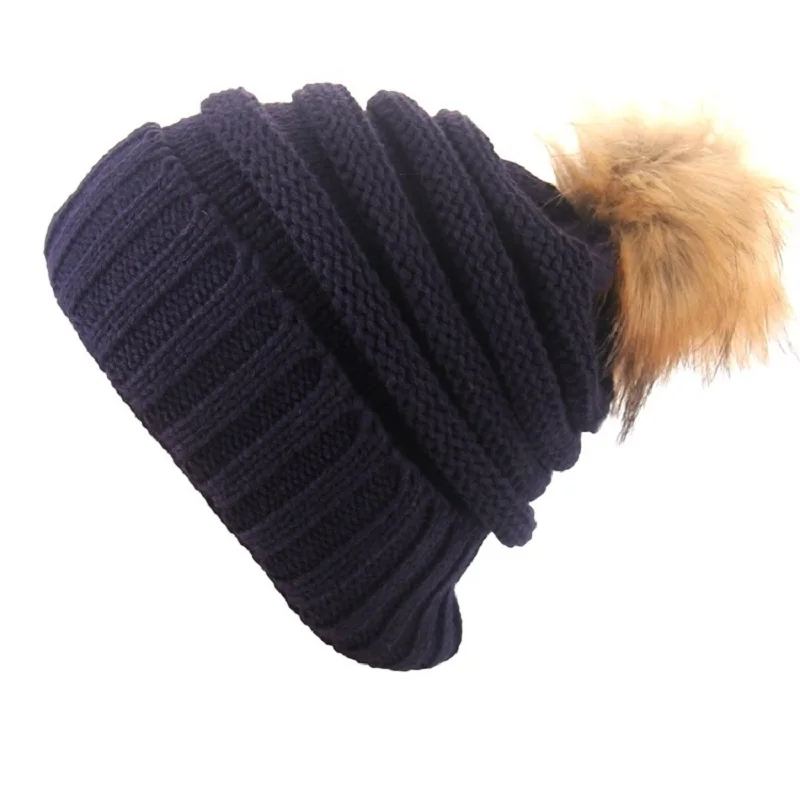 2019 new hot selling women's hat casual winter hat beanies fashion knitted hat female balaclava hat mask warm cap