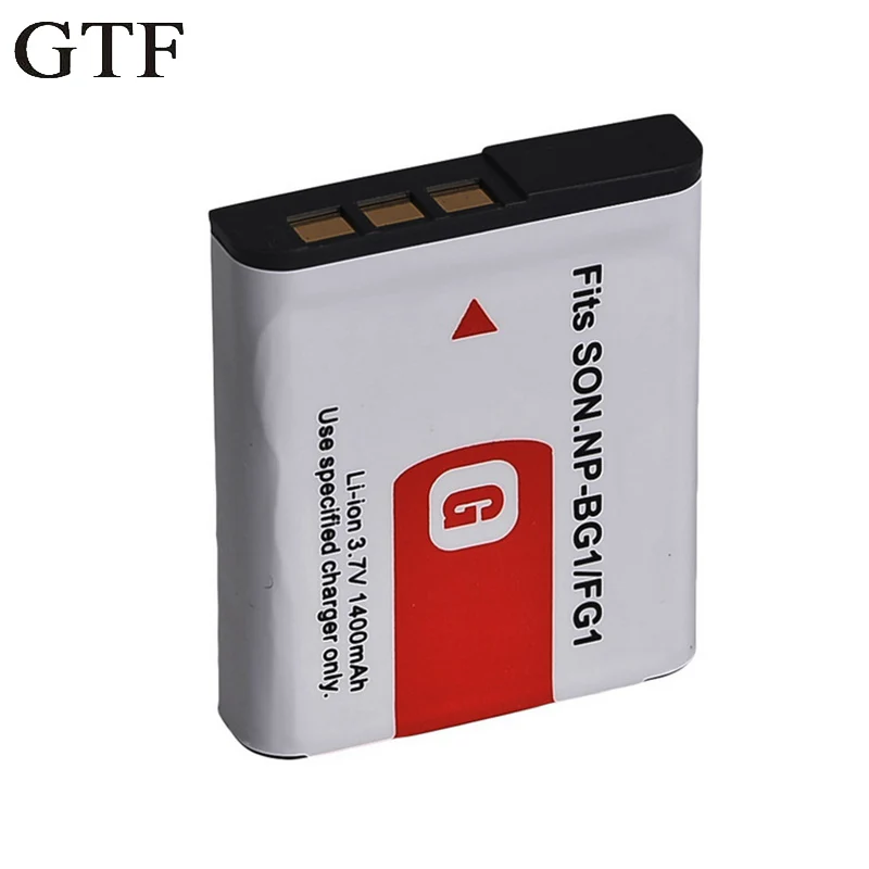 GTF NP BG1 NP-BG1 Battery 3.7V 1400mAh Digital Camera Battery for Sony Cyber-shot DSC-H7 DSC-H9 DSC-H10 DSC-H20 DSC-H50 Camera