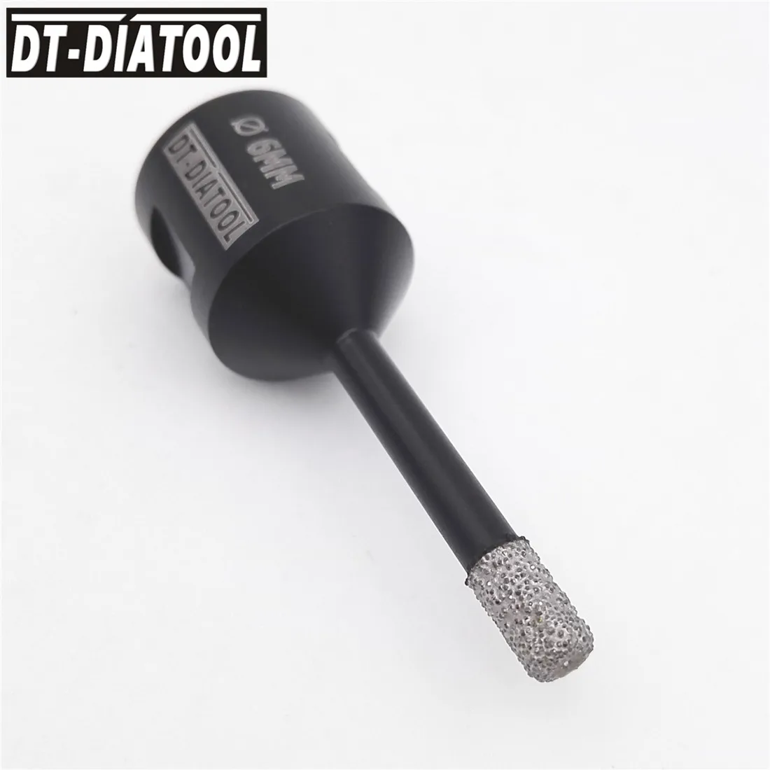 DT-DIATOOL 2 шт. 6 мм сухие вакуумные пайки Алмазные сверла коронки мраморная гранитная плитка отверстие пилы сверла воск внутри M14 резьба