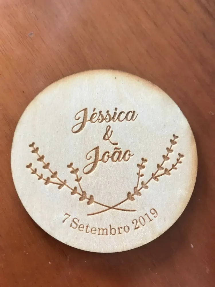 personalize rustic Wedding Announcement wooden Save the Date Magnets engagement party favors company gifts invitation inserts