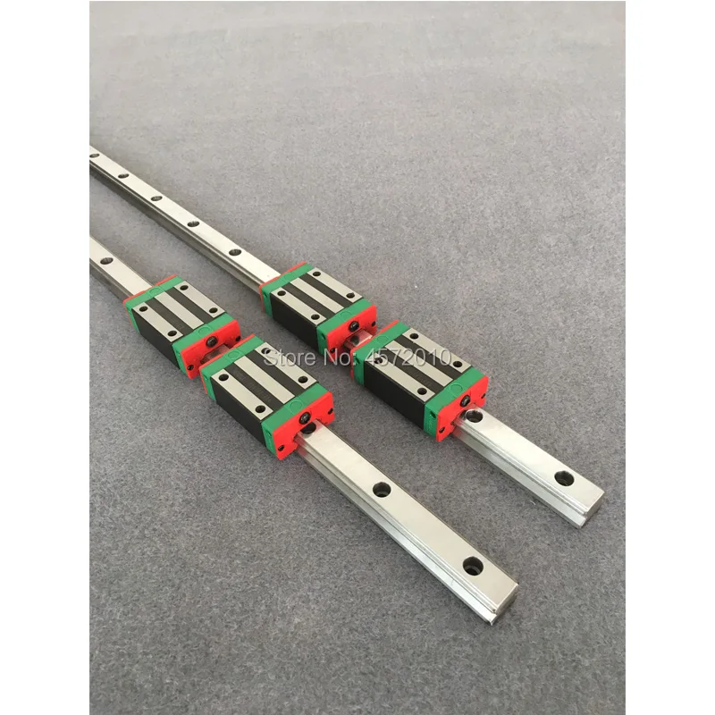 6 set Square Linear guide rail HGR20 - 400/860/1240mm + SFU1605 - 350/800/1120/1120mm ballscrew + BK BF12 CNC parts