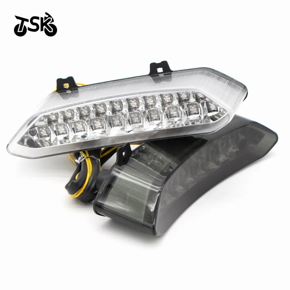 Motorcycle Tail Light Integrated Turn Signals Brake Lamp For YAMAHA YZF R1 YZF-R1 2002 2003 Motorbike Tail Turn Flasher lamp