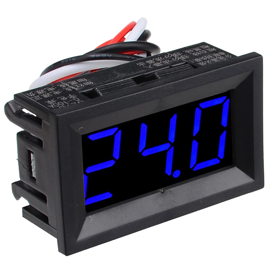 DC 0-10A/0-50A/0-100A Digital Ammeter LED Display Amperemeter 4 Wire 0.56\