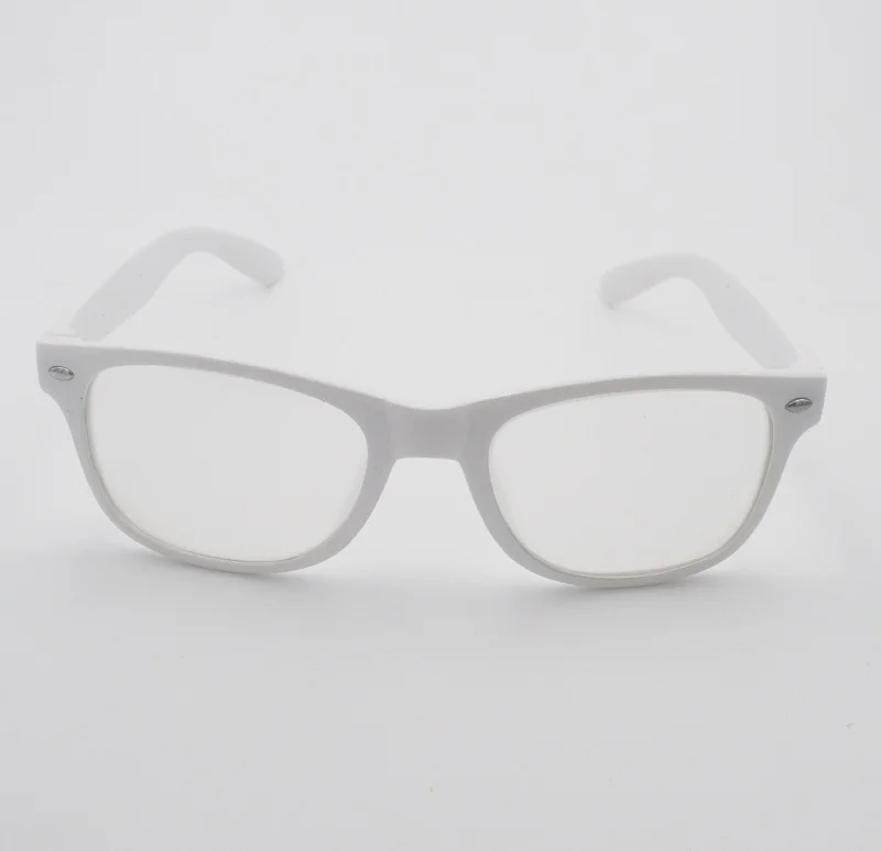 Christmas day white diffraction glasses with fireworks lens