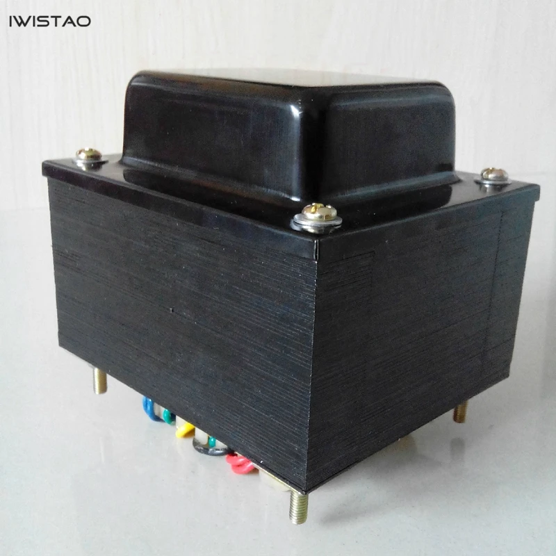 IWISTAO Tube Amp Power transformer 260W 320V-0-320V 5V 12V 35V 6.3V Silicon Steel Sheets Oxygen-free Copper Wire HIFI  DIY