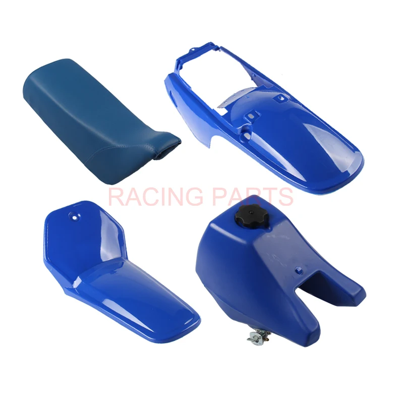 RACING PARTS Complete Plastic Body Fenders Shell Cover Gas Fuel Tank Seat Kit  PW80 PEEWEE PW 80 Plastic Fender Body