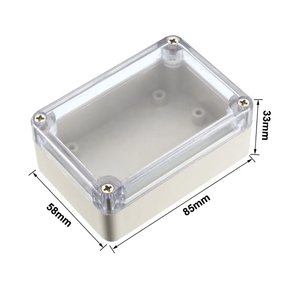 Uxcell Waterdichte Verzegelde Abs Plastic Behuizing Box Case Clear Junction Box Outdoor Project Instrument Case Elektrische Doos