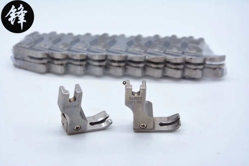 Industrial sewing machine whole steel RIGHT & WIDE presser foot CR 1/4E,CR3/16E,CR1/8E,CR1/16E,CR1/32E